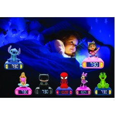 Lexibook Children 3D Digital Alarm Clock with Sounds and Night Light